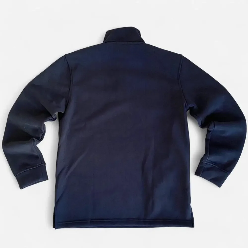 Polo Ralph Lauren Navy blue fleece lined quarter zip pullover sweatshirt